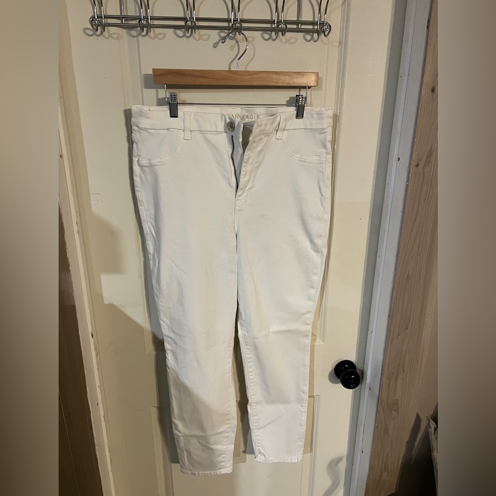 American Eagle Outfitters White Stretch Jeans